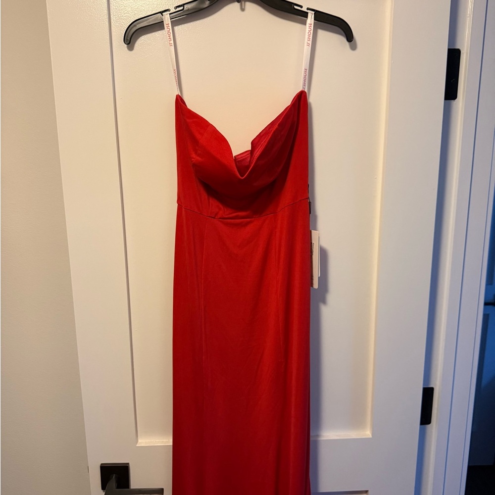 JJs House Strapless Red Dress